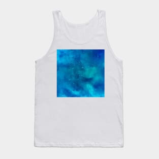 Mistic blue galaxy Tank Top